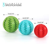 Dog Toy Interactive Rubber Balls for Small Large