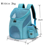 Outdoor Pet Travel Double Backpack Foldable