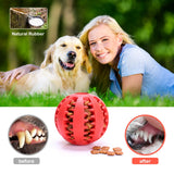 Dog Toy Interactive Rubber Balls for Small Large