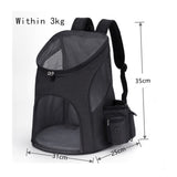 Outdoor Pet Travel Double Backpack Foldable