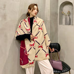 Luxury Winter Cashmere Scarf Women Warm