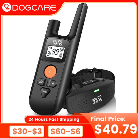 DOGCARE Dog Training Collar Electric Rechargeable