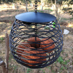 Squirrel Proof Bird Feeder Suet Bird Feed Dispenser Ball Shaped Bird Feeders For Outside Wild Birds Exquisite Garden Decor