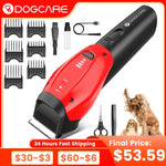 DOGCARE Dog Hair Clipper Professional Hair Cutting Machine Pet Hair Trimmer 7000RPM High Power Grooming Haircut Machine for Dogs