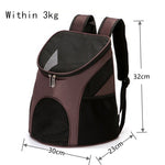 Outdoor Pet Travel Double Backpack Foldable