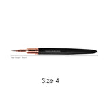 1Pc Nail Art Liners Striping Brushes Long Thin Fine Line Drawing Detail Painting Blending Acrylic Nails Supply