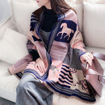 Luxury Winter Cashmere Scarf Women Warm