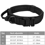 Tactical Dog Collar Military Adjustable Nylon