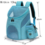 Outdoor Pet Travel Double Backpack Foldable