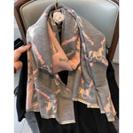 Luxury Winter Cashmere Scarf Women Warm