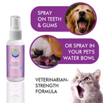 Dog Breath Freshener Oral Spray Teeth Cleaner