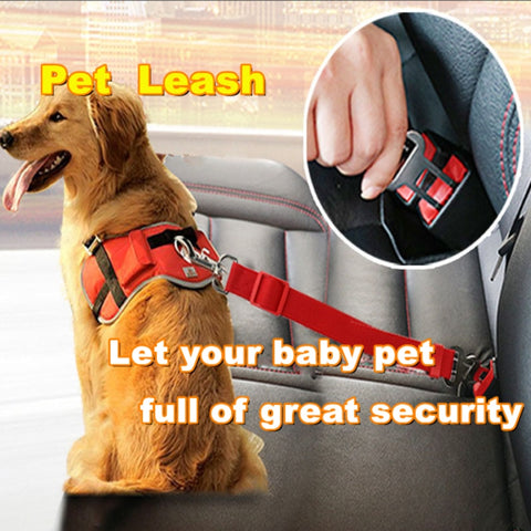 Dog Car Safety Belt Adjustable Leash