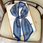 Long Silk Scarf Bag Tie Lady Neck Scarves