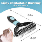 Professional Pet De-shedding Brush 2 Sided