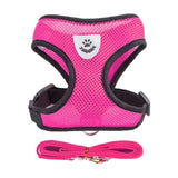 Pet Dog Cat Clothes Adjustable Harness with Leash Reflective and Breathable for Small and Large Dog Harness Vest Pet Supplies