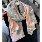 Luxury Winter Cashmere Scarf Women Warm