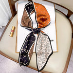 Long Silk Scarf Bag Tie Lady Neck Scarves