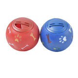 Dog Toy Rubber Ball Chew Dispenser Leakage Food