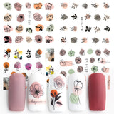 4 In 1 Xmas Flower Nail Stickers