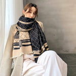 Luxury Winter Cashmere Scarf Women Warm