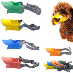 Dog Muzzle Silicone Duck Muzzle Mask