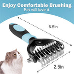 Professional Pet De-shedding Brush 2 Sided