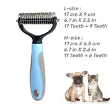 Professional Pet De-shedding Brush 2 Sided