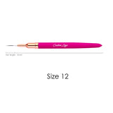 1Pc Nail Art Liners Striping Brushes Long Thin Fine Line Drawing Detail Painting Blending Acrylic Nails Supply