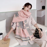 Luxury Winter Cashmere Scarf Women Warm