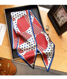 Long Silk Scarf Bag Tie Lady Neck Scarves