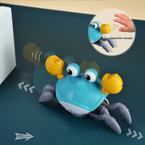 Crab Rechargeable Electric Pet Musical  Learn To Climb Toys