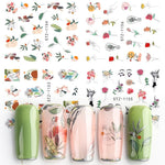 4 In 1 Xmas Flower Nail Stickers