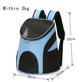 Outdoor Pet Travel Double Backpack Foldable