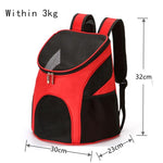 Outdoor Pet Travel Double Backpack Foldable