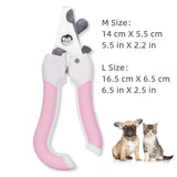 Professional Pet Nail Clipper with Safety Guard  Stainless Steel Scissors Cat Dog for Claw Care  Grooming Supplies Size Fits All