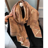 Luxury Winter Cashmere Scarf Women Warm