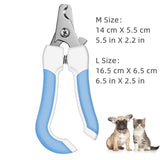 Professional Pet Nail Clipper with Safety Guard  Stainless Steel Scissors Cat Dog for Claw Care  Grooming Supplies Size Fits All