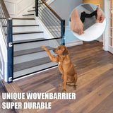 New Portable Folding Breathable Mesh Pet Barrier Fences Dog Gate Pet Separation Guard Isolated Fence Dogs Baby Safety Fence